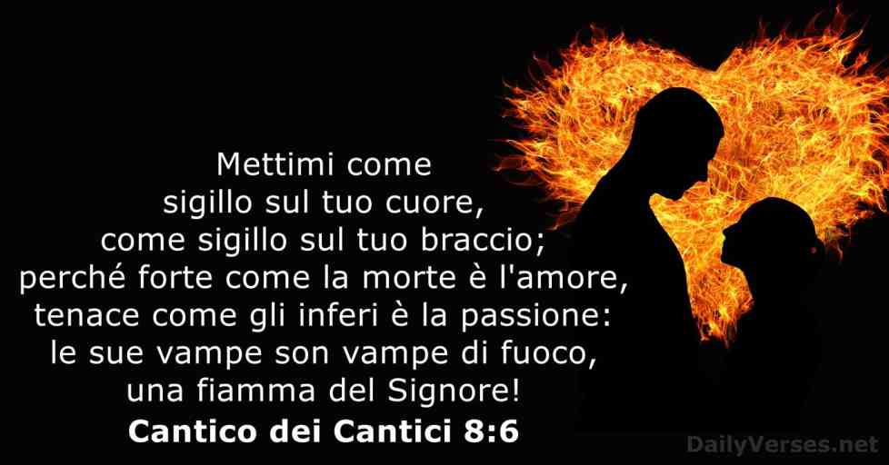 Passi Della Bibbia Sull'amore Di Coppia Amore e felicità: i versi del Cantico dei Cantici e della Bibbia per